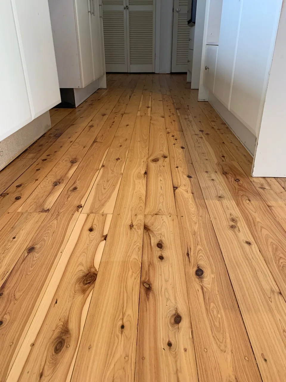 Detail on hardwood timber